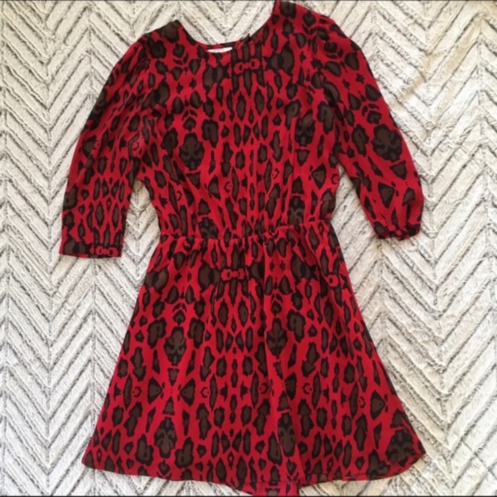 Dolce Vita Air Light Animal Print Open Back Hi-Low - Picture 8 of 11